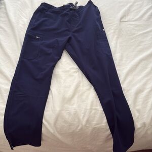 Figs, Yola Skinny Scrub Pant, Navy Blue, Large
